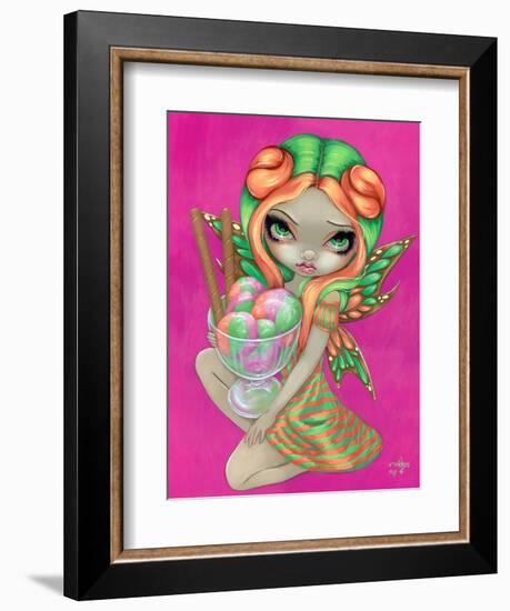 Rainbow Sherbet Fairy-Jasmine Becket-Griffith-Framed Art Print