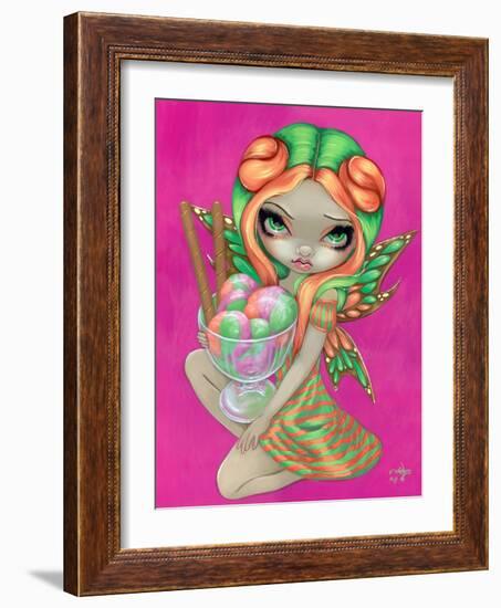 Rainbow Sherbet Fairy-Jasmine Becket-Griffith-Framed Art Print