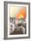 Rainbow Sky above Paris, 2020 (Photography, Digital)-Florent Bodart-Framed Giclee Print