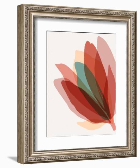 Rainbow Spectrum Bloom-null-Framed Art Print