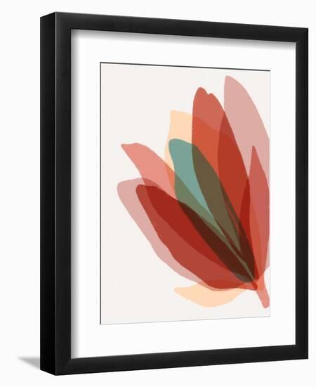 Rainbow Spectrum Bloom-null-Framed Art Print