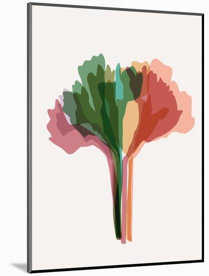 Rainbow Spectrum Bouquet-null-Mounted Art Print