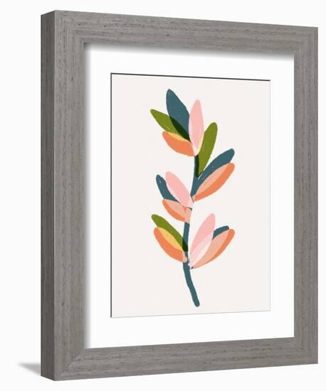 Rainbow Spectrum Vine-null-Framed Art Print