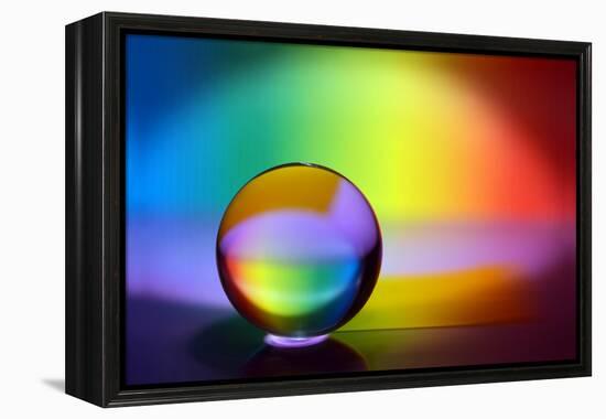 Rainbow Sphere-Heidi Westum-Framed Premier Image Canvas