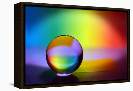 Rainbow Sphere-Heidi Westum-Framed Premier Image Canvas