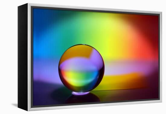 Rainbow Sphere-Heidi Westum-Framed Premier Image Canvas