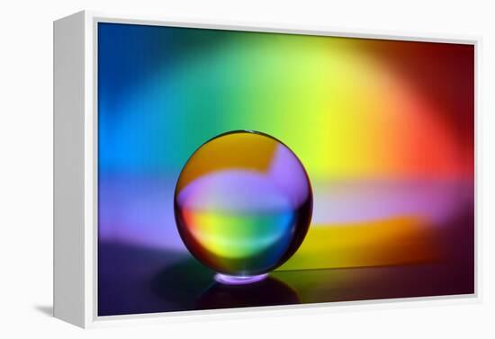 Rainbow Sphere-Heidi Westum-Framed Premier Image Canvas