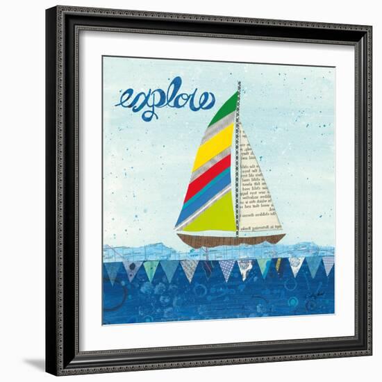 Rainbow Spinnakers IV-Courtney Prahl-Framed Art Print