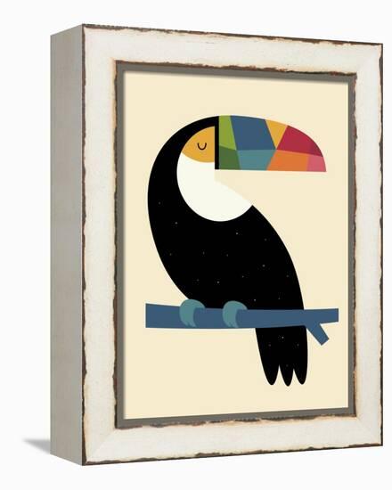 Rainbow Toucan-Andy Westface-Framed Premier Image Canvas