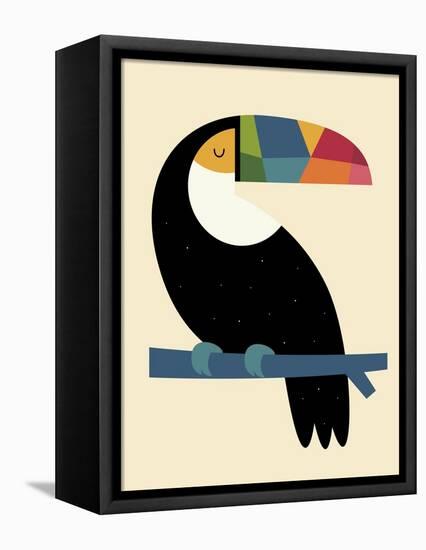 Rainbow Toucan-Andy Westface-Framed Premier Image Canvas