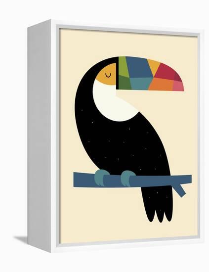 Rainbow Toucan-Andy Westface-Framed Premier Image Canvas