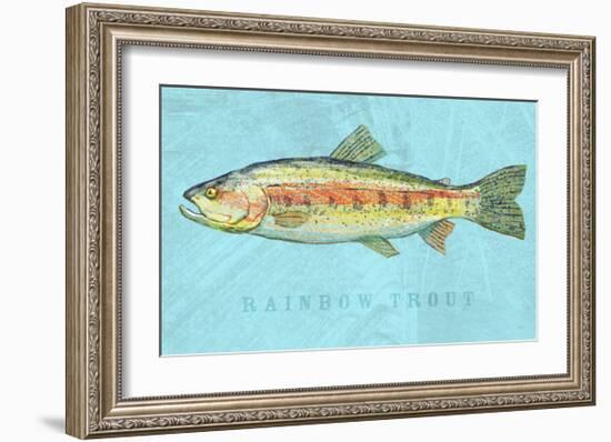 Rainbow Trout-John Golden-Framed Art Print