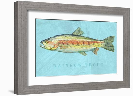 Rainbow Trout-John Golden-Framed Art Print