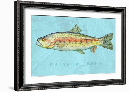 Rainbow Trout-John W^ Golden-Framed Art Print