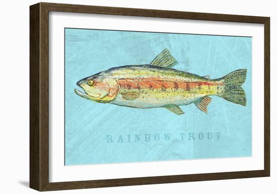 Rainbow Trout-John W^ Golden-Framed Art Print