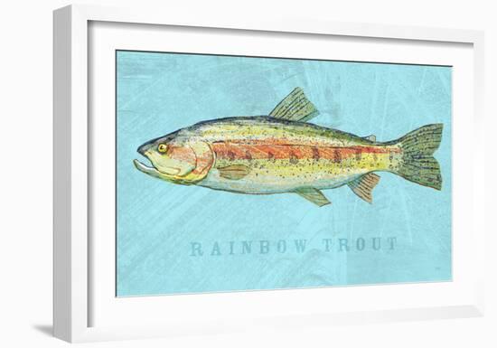 Rainbow Trout-John W^ Golden-Framed Art Print