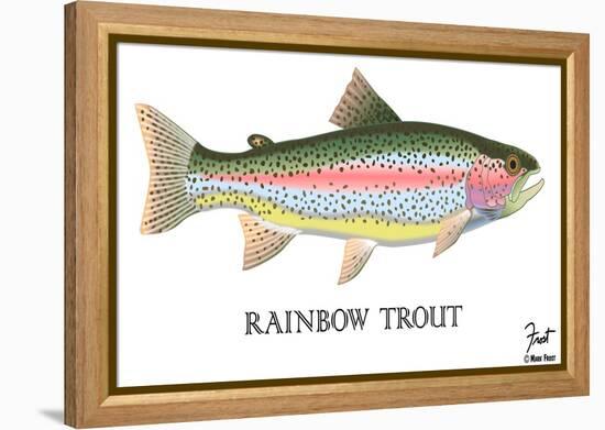 Rainbow Trout-Mark Frost-Framed Premier Image Canvas