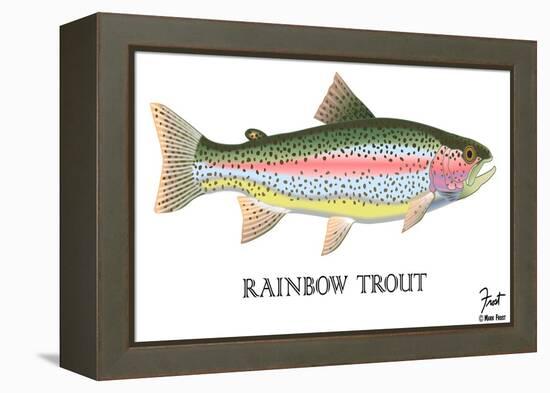 Rainbow Trout-Mark Frost-Framed Premier Image Canvas
