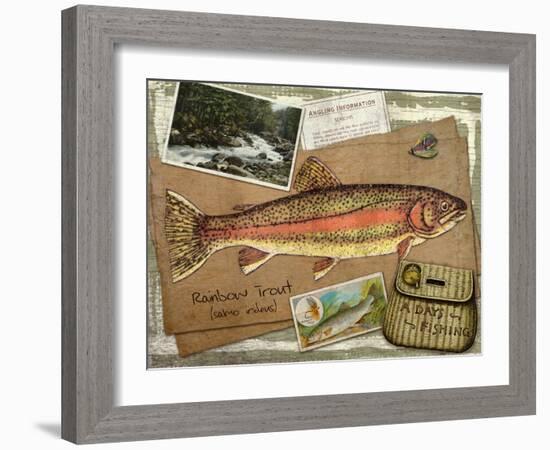 Rainbow Trout-Kate Ward Thacker-Framed Giclee Print