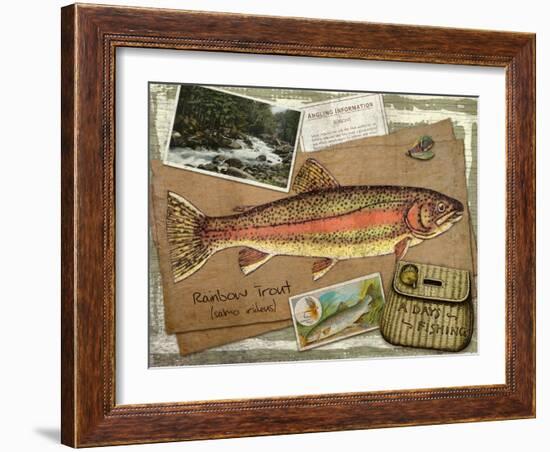 Rainbow Trout-Kate Ward Thacker-Framed Giclee Print