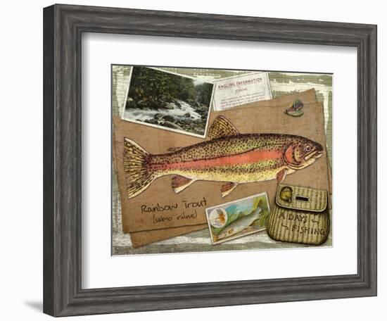 Rainbow Trout-Kate Ward Thacker-Framed Giclee Print