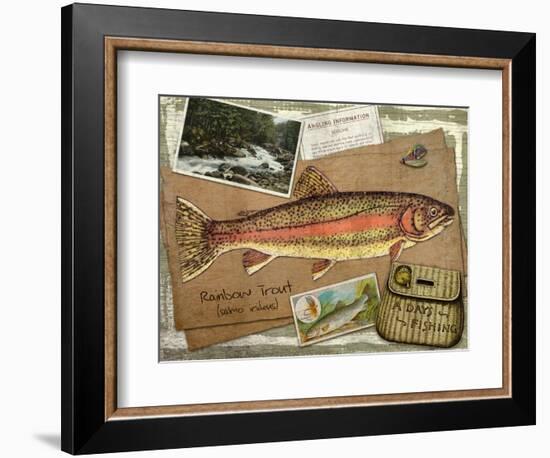 Rainbow Trout-Kate Ward Thacker-Framed Giclee Print