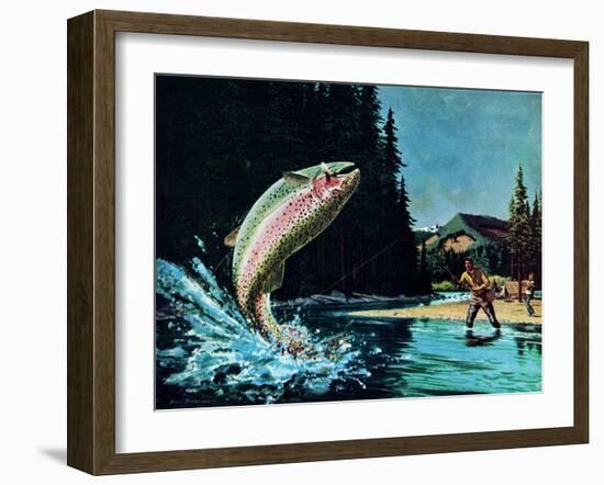 Rainbow Trout-Bruce Bontrager-Framed Giclee Print