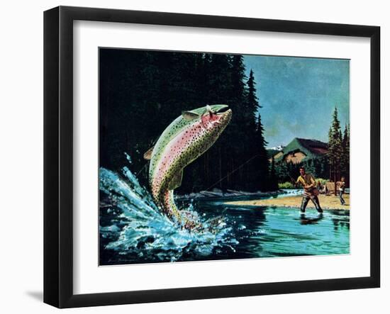 Rainbow Trout-Bruce Bontrager-Framed Giclee Print