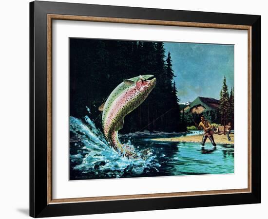 Rainbow Trout-Bruce Bontrager-Framed Giclee Print