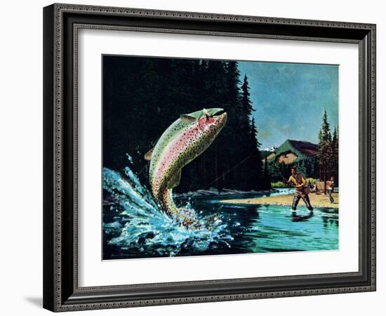 Rainbow Trout-Bruce Bontrager-Framed Giclee Print