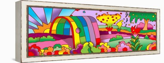 Rainbow Tunnel-Howie Green-Framed Premier Image Canvas