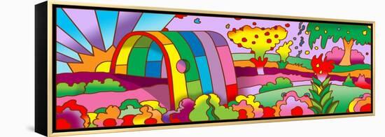 Rainbow Tunnel-Howie Green-Framed Premier Image Canvas