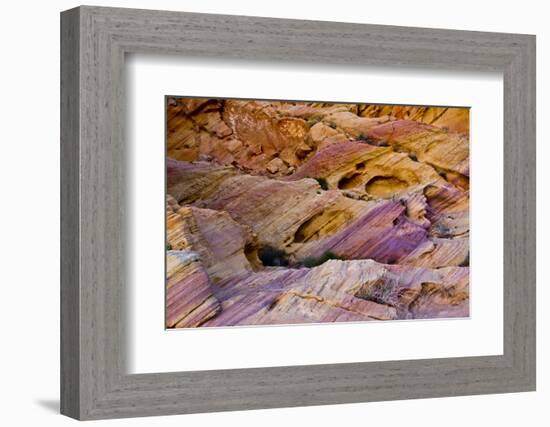 Rainbow Vista, Valley of Fire State Park, Overton, Nevada, USA-Michel Hersen-Framed Photographic Print