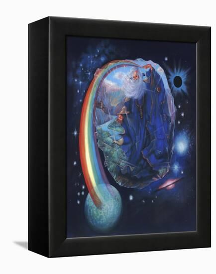 Rainbow Wizard-Judy Mastrangelo-Framed Premier Image Canvas