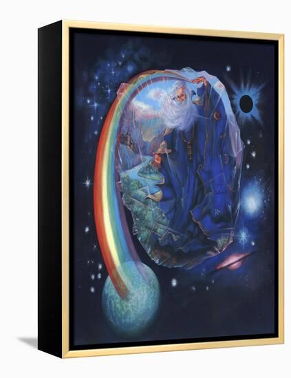 Rainbow Wizard-Judy Mastrangelo-Framed Premier Image Canvas