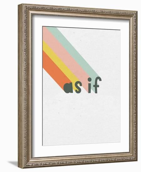 Rainbow Words I-Moira Hershey-Framed Art Print