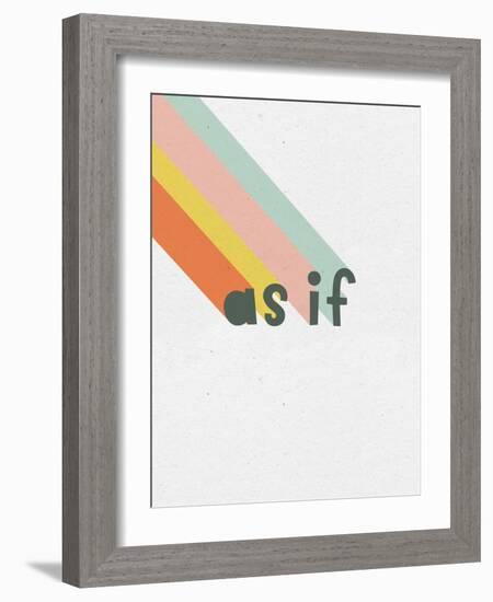 Rainbow Words I-Moira Hershey-Framed Art Print