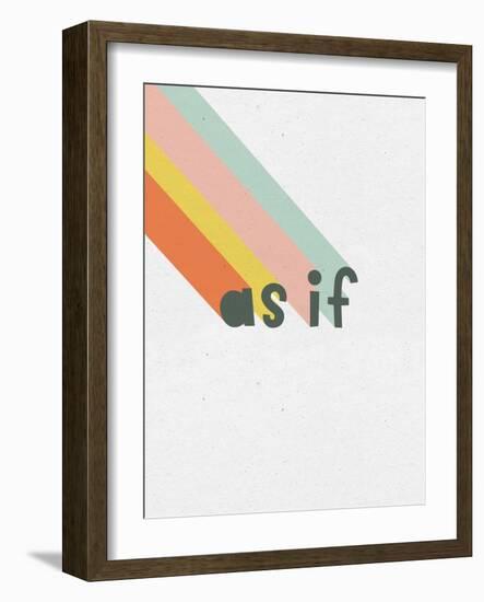 Rainbow Words I-Moira Hershey-Framed Art Print