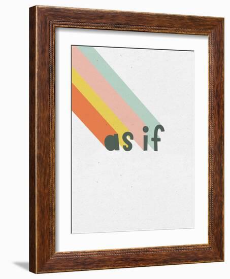 Rainbow Words I-Moira Hershey-Framed Art Print