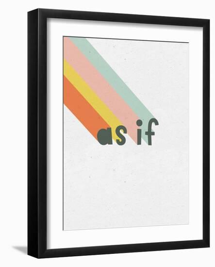 Rainbow Words I-Moira Hershey-Framed Art Print