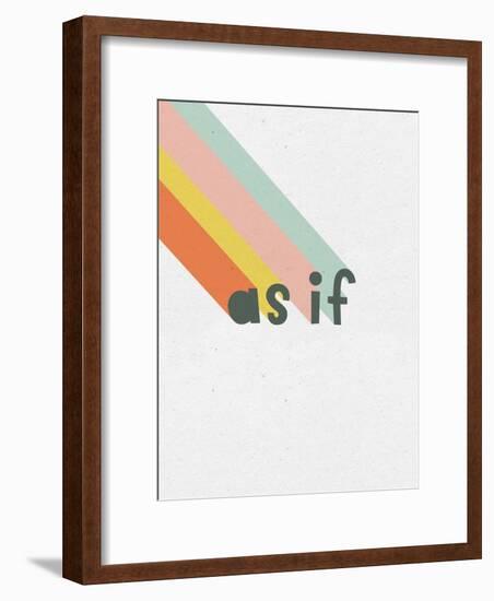 Rainbow Words I-Moira Hershey-Framed Art Print