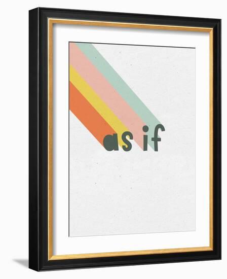 Rainbow Words I-Moira Hershey-Framed Art Print