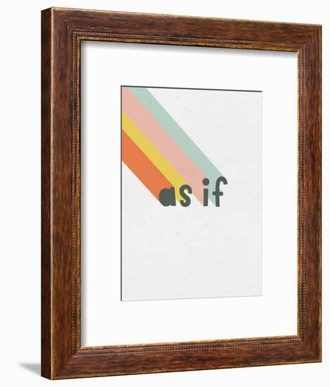 Rainbow Words I-Moira Hershey-Framed Art Print