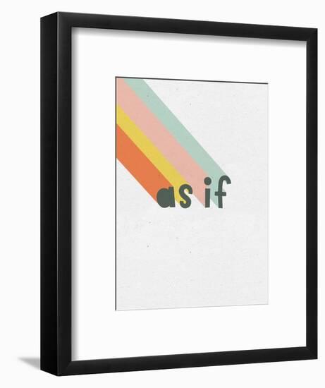 Rainbow Words I-Moira Hershey-Framed Art Print