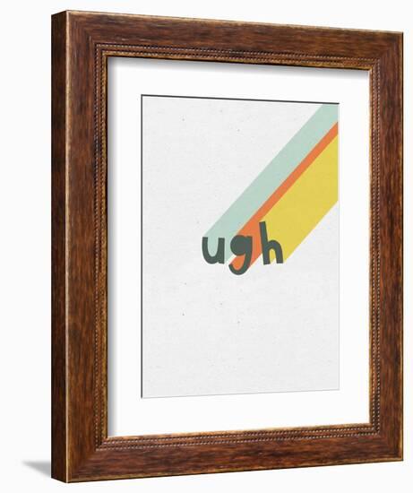 Rainbow Words II-Moira Hershey-Framed Art Print