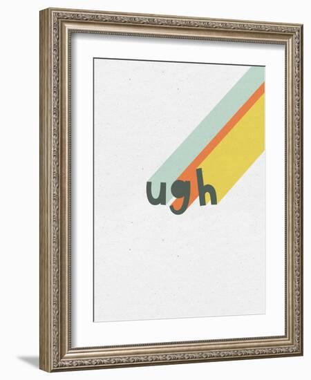 Rainbow Words II-Moira Hershey-Framed Art Print