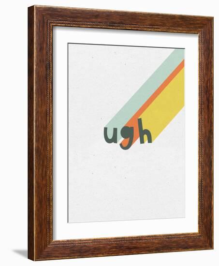 Rainbow Words II-Moira Hershey-Framed Art Print