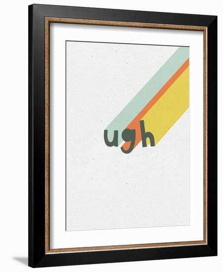 Rainbow Words II-Moira Hershey-Framed Art Print