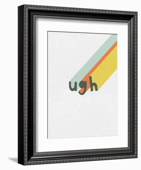 Rainbow Words II-Moira Hershey-Framed Premium Giclee Print