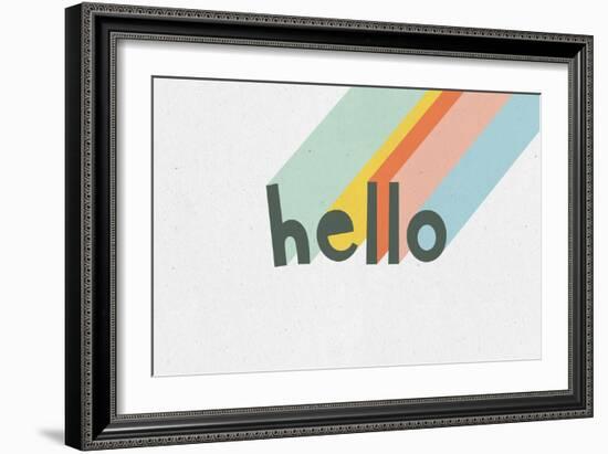 Rainbow Words VII-Moira Hershey-Framed Art Print